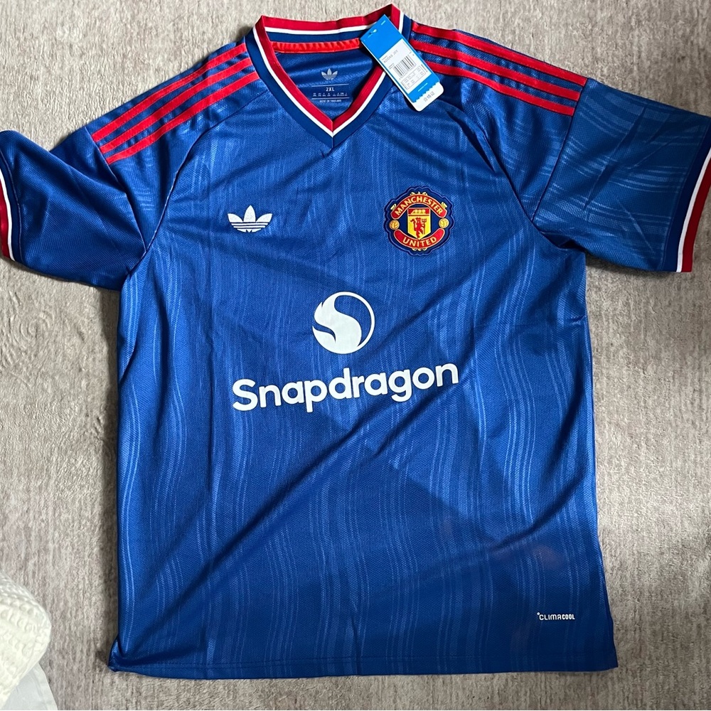 Manchester United XXL Blue 26/27 Away Jersey NEW WITH TAGS